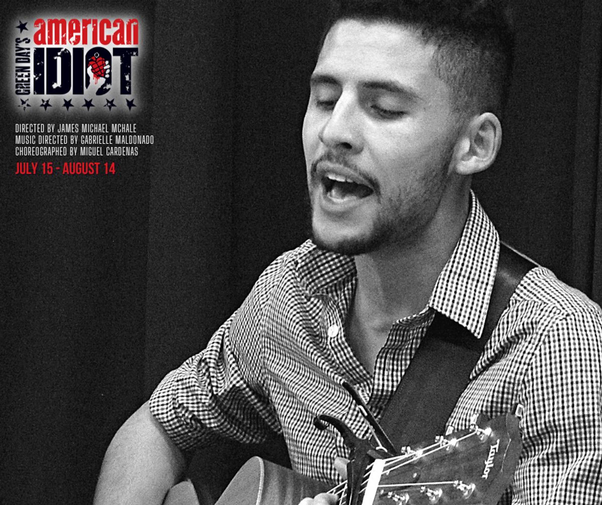 Jared Machado during the first read-through of "Green Day's American Idiot" Directed by James Michael McHale, running July 15- August 14 at Chance Theater in Anaheim, CA. Jared Machado during the first read-through of "Green Day's American Idiot" Directed by James Michael McHale, running July 15- August 14 at Chance Theater in Anaheim, CA.