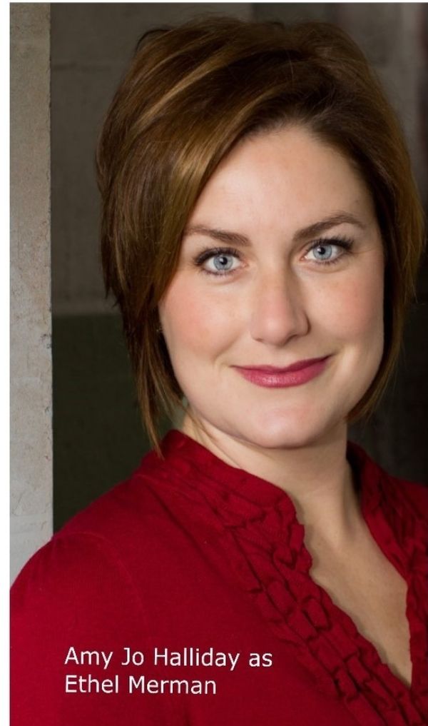 Amy Jo Halliday [Ethel Merman] portrayed Christine in the national tour of Phantom of the Opera and played Maria Callas in the world premier of Ari-Maria at triangle productions! in 2013 1