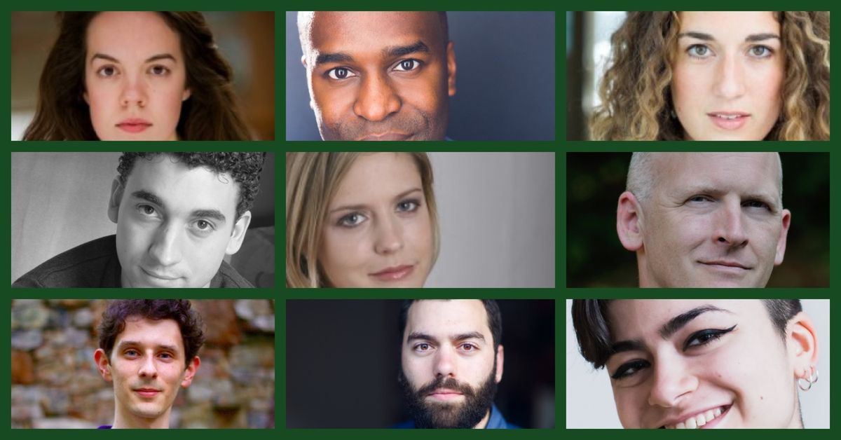 The cast features Resident Company Members Lydia Barnett-Mulligan* as Hero,  Brooke Hardman* as Beatrice, Omar Robinson* as Benedick. Other cast members include Esme Allen* as Claudia, Avery Bargar as Don Pedro, ASP Youth member Abigail Dickson as Borachio, Andrew Prensky as Garet,  Alejandro Simoes* as Don John/Dogberry and Mark Soucy as Leonato.

The creative and production team includes Jon Savage (sets), Deb Sullivan** (lights), Abby Shenker (props), and Adele Nadine Traub * (stage manager). 
