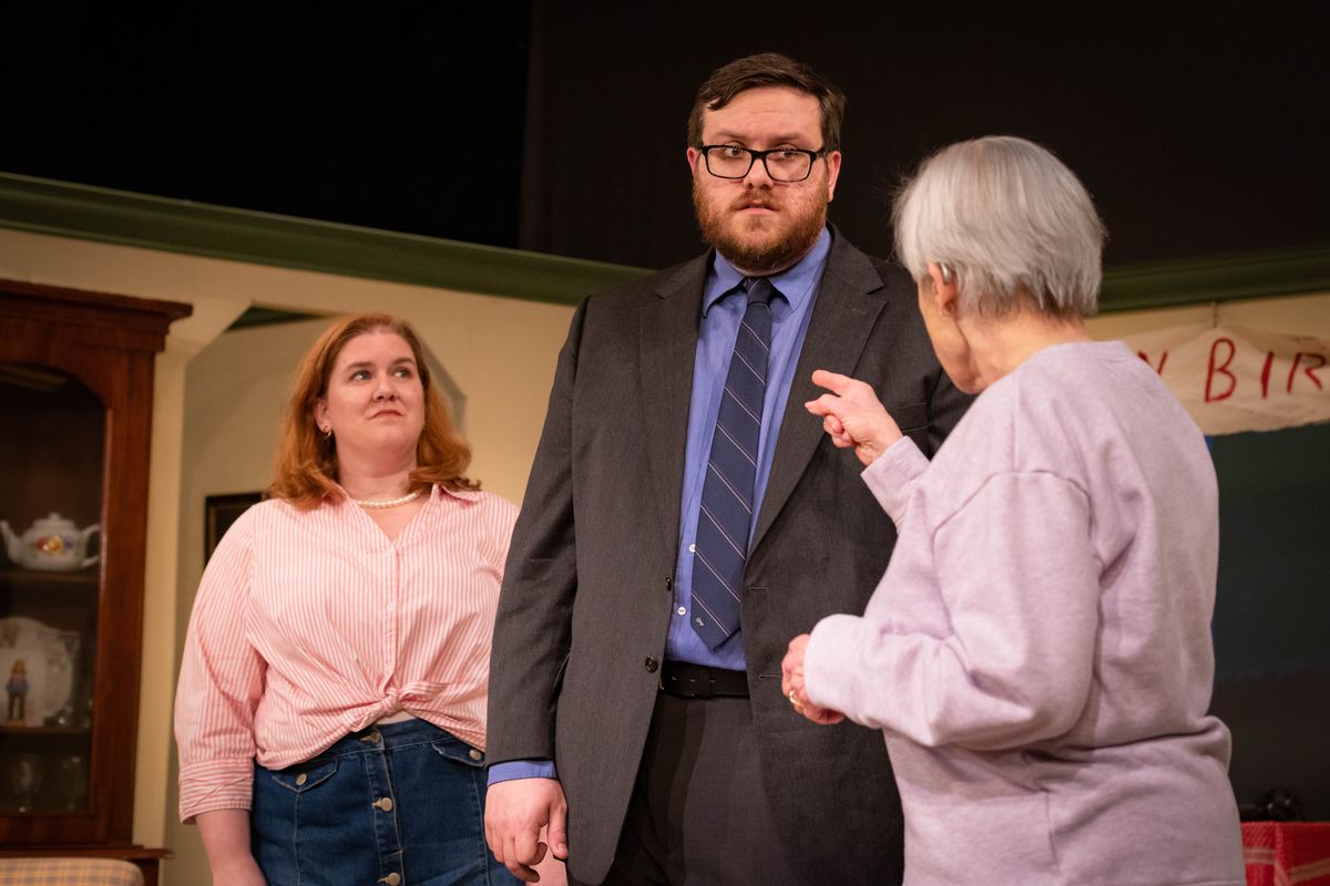 (left to right) Stacy-Lee Frome as Chelsea, Jimmy Collins as Bill and Dandy Barrett as Ethel (Photo Credit: Trish Haldin)