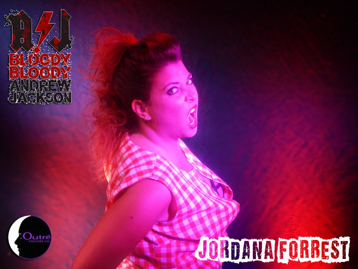 Jordana Forrest in the 2015 Outre Theatre Company Production of "Bloody Bloody Andrew Jackson" Directed by Skye Whitcomb. http://on.fb.me/1A8zPa5
Photo by Geoffrey Short. #OutreBBAJ 
