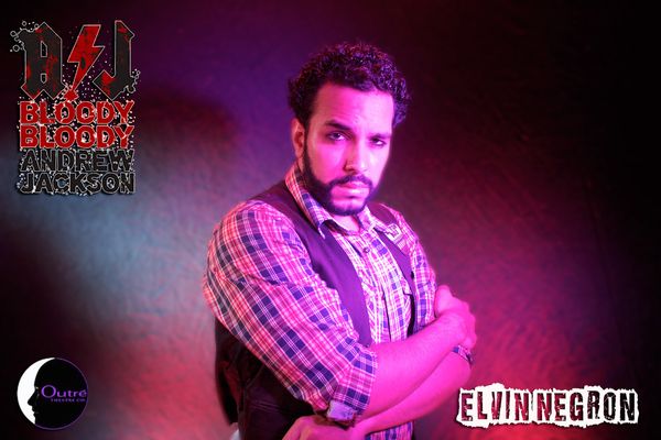 Elvin Negron in the 2015 Outre Theatre Company Production of "Bloody Bloody Andrew Jackson" Directed by Skye Whitcomb. http://on.fb.me/1A8zPa5
Photo by Geoffrey Short. #OutreBBAJ  9