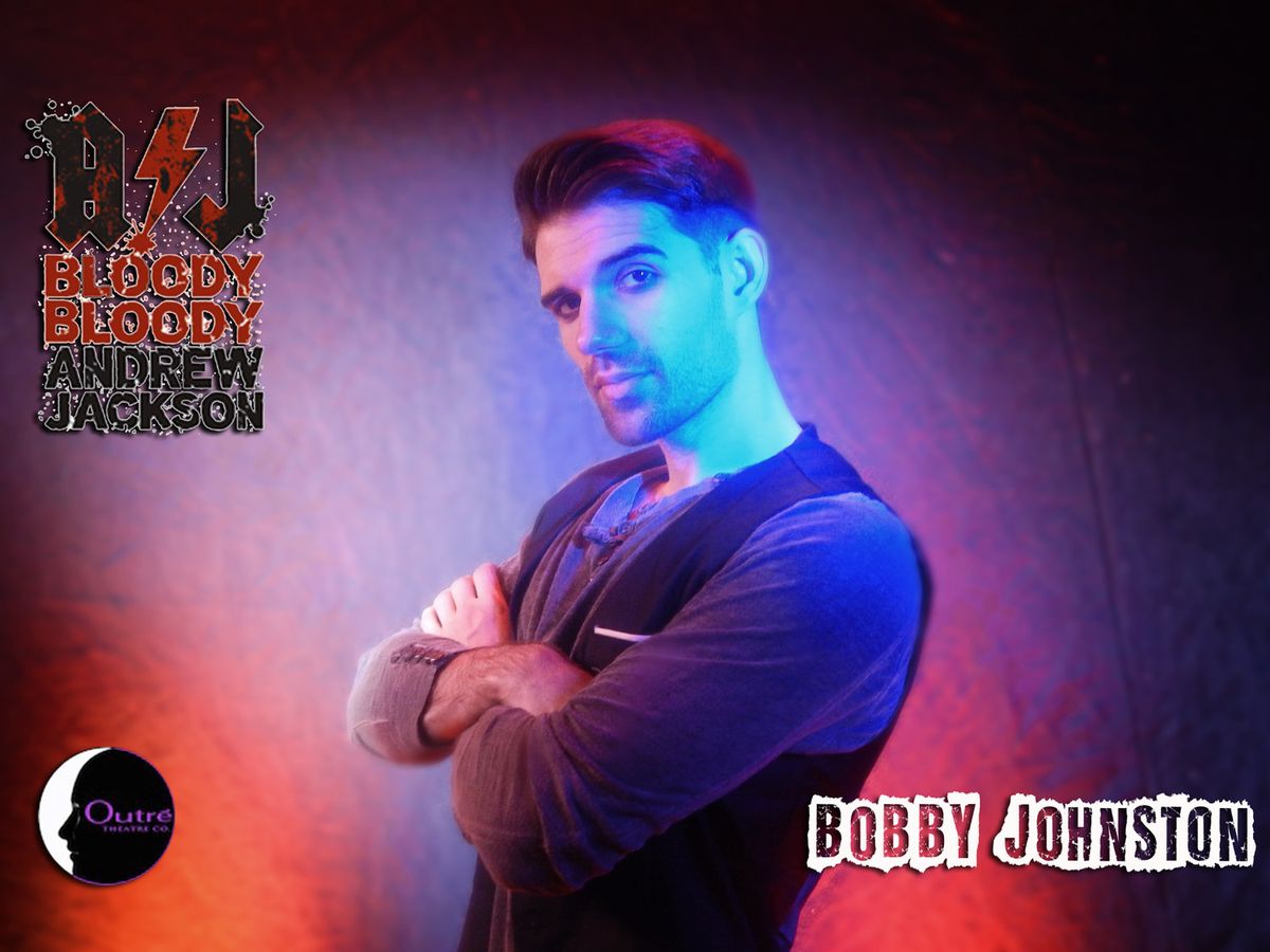 Bobby Johnston as Andrew Jackson in the 2015 Outre Theatre Company Production of "Bloody Bloody Andrew Jackson" Directed by Skye Whitcomb. http://on.fb.me/1A8zPa5
Photo by Geoffrey Short. #OutreBBAJ Bobby Johnston as Andrew Jackson in the 2015 Outre Theatre Company Production of "Bloody Bloody Andrew Jackson" Directed by Skye Whitcomb. http://on.fb.me/1A8zPa5
Photo by Geoffrey Short. #OutreBBAJ