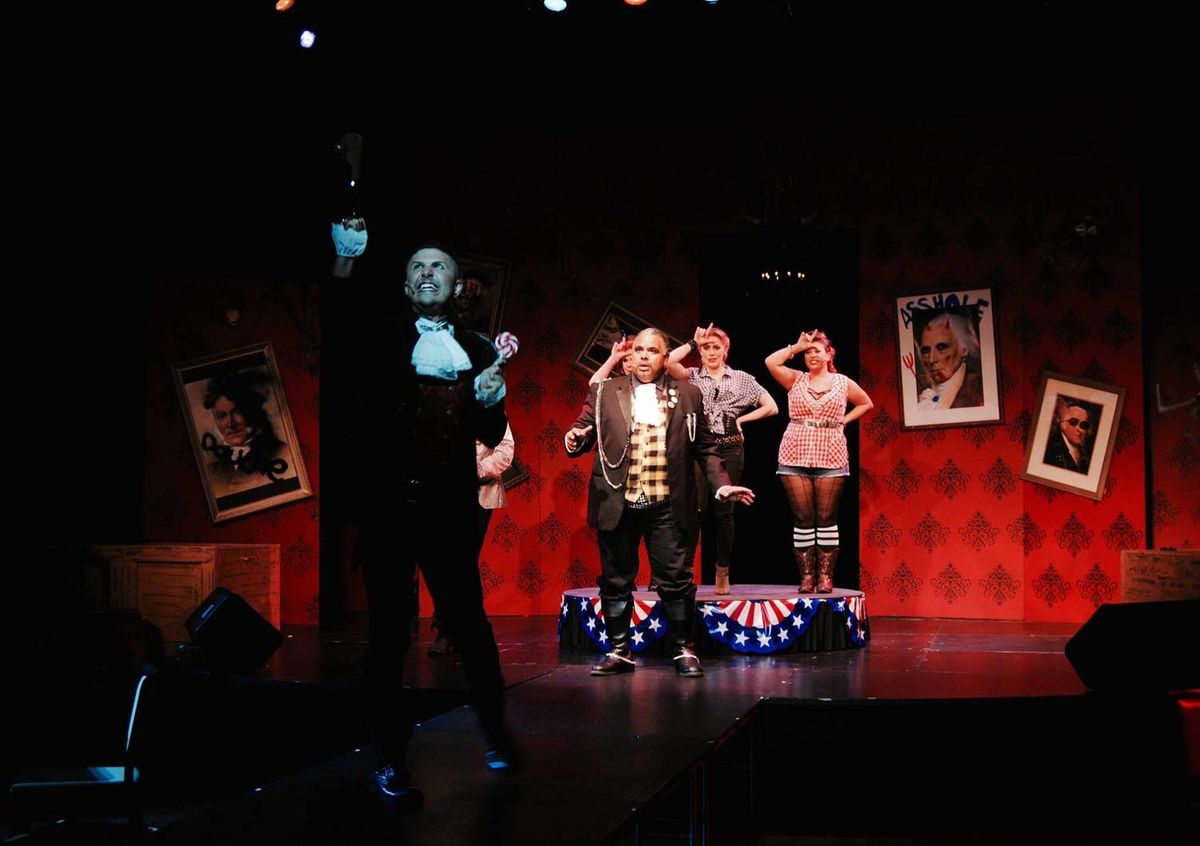 The cast of the 2015 Outre Theatre Company Production of "Bloody Bloody Andrew Jackson" Directed by Skye Whitcomb. http://on.fb.me/1A8zPa5
Photo by Shannon Ouellette. #OutreBBAJ The cast of the 2015 Outre Theatre Company Production of "Bloody Bloody Andrew Jackson" Directed by Skye Whitcomb. http://on.fb.me/1A8zPa5
Photo by Shannon Ouellette. #OutreBBAJ