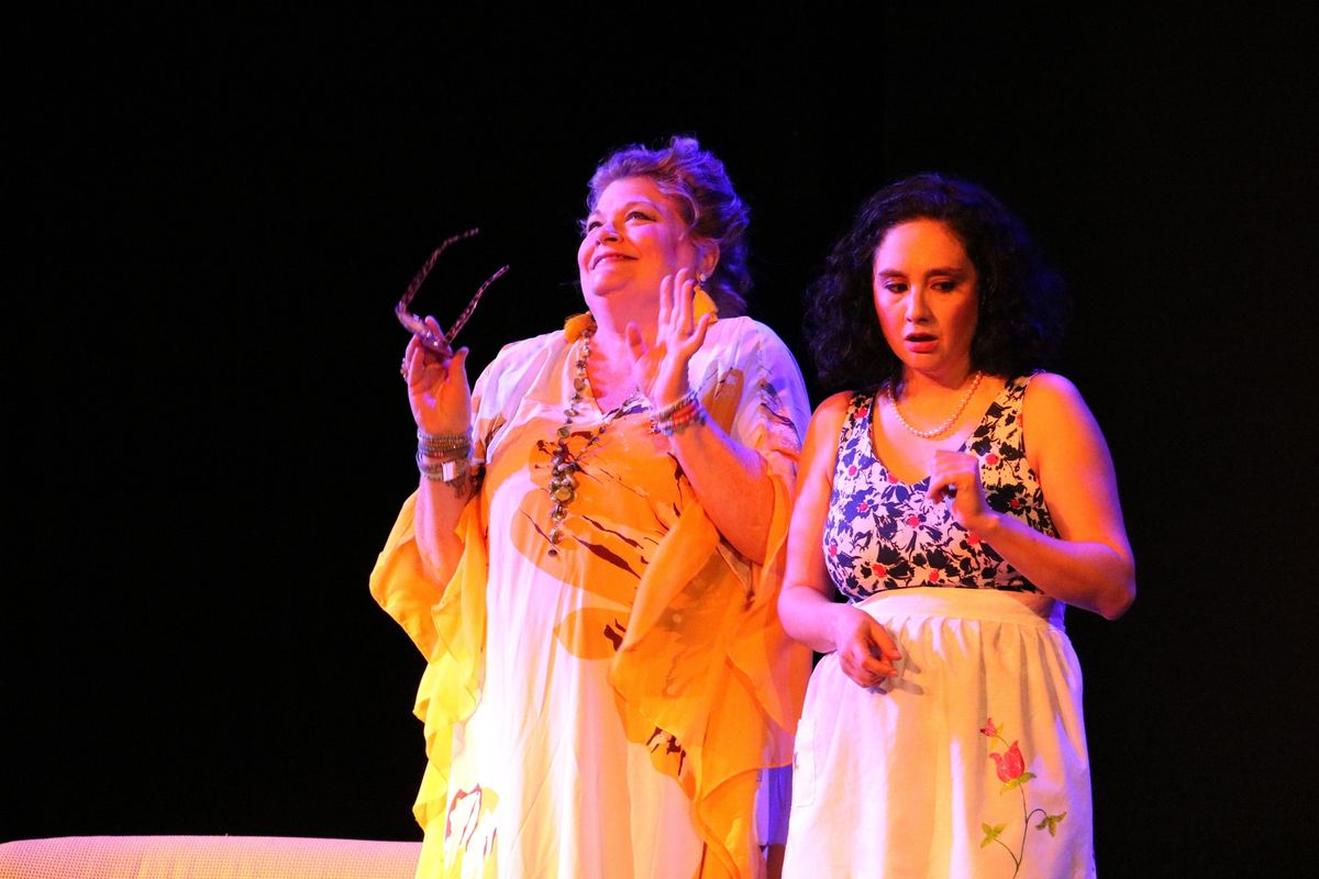 Jennifer Briere (Joanne) and Jackie Obando Carter (Nancy) in Catch the Butcher