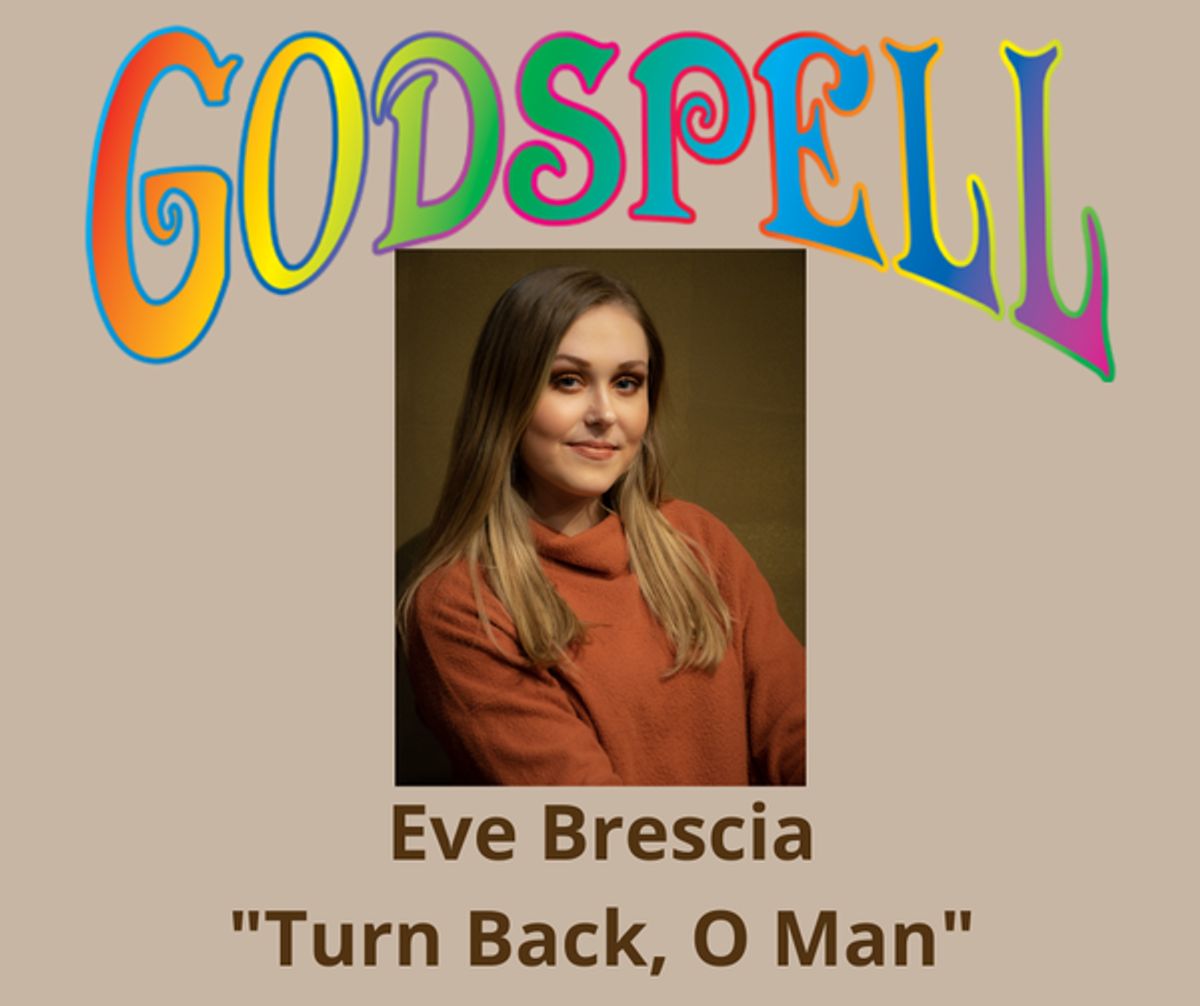 Eva Brescia singing "Turn Back, O Man." Eva Brescia singing "Turn Back, O Man."