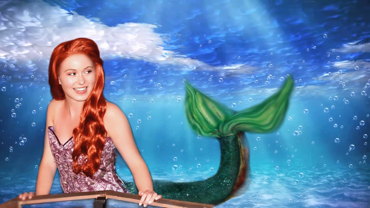 In the World Above! 16 year old Covington Reardon stars as Ariel in Bravo's production of Disney's The Little Mermaid.
In the World Above! 16 year old Covington Reardon stars as Ariel in Bravo's production of Disney's The Little Mermaid.
