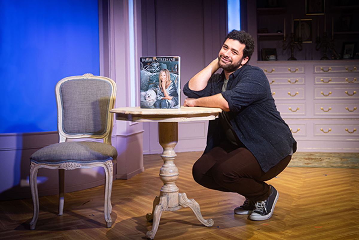 Mike Millan as "Alex More" in Jonathan Tolins' BUYER & CELLAR. Photo Credit: Matthew Brian Denman Photography.