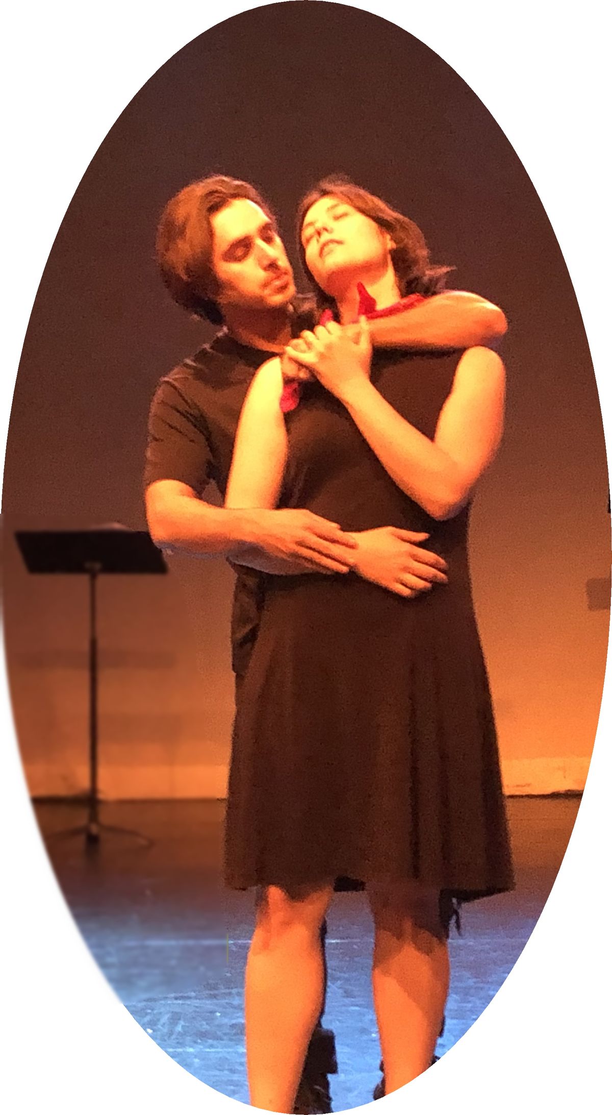 Johnny Oliva and Katrina Mattson star as Pablo and Leah in "Pablo's Kisses." Johnny Oliva and Katrina Mattson star as Pablo and Leah in "Pablo's Kisses."