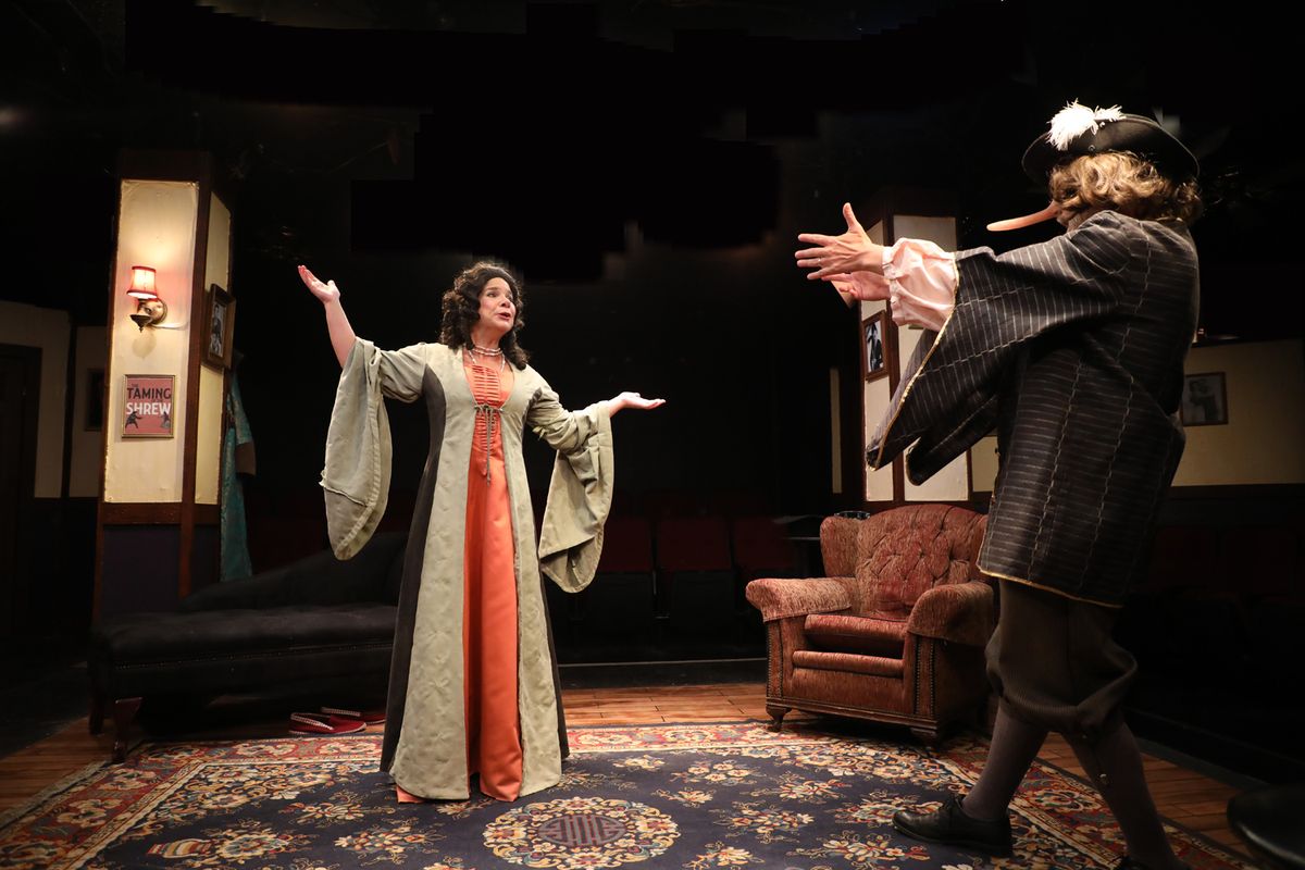 Production Photos from Moon Over Buffalo at Spotlighters Theatre  PhotoCredit:  Spotlighters Theatre / Shealyn Jae Photography