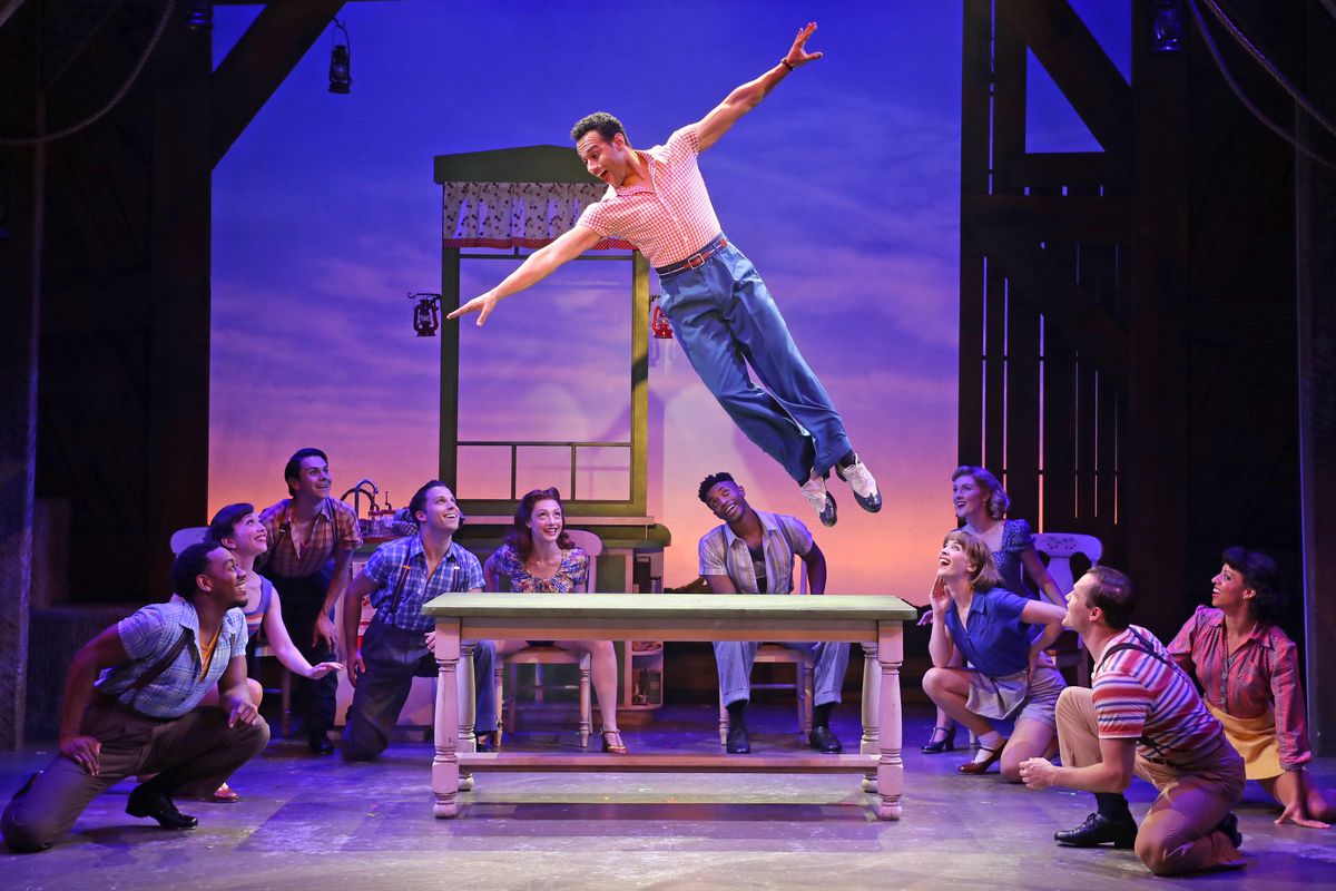 Corbin Bleu and the cast of Goodspeed's Summer Stock. Photo by Diane Sobolewski. Corbin Bleu and the cast of Goodspeed's Summer Stock. Photo by Diane Sobolewski.