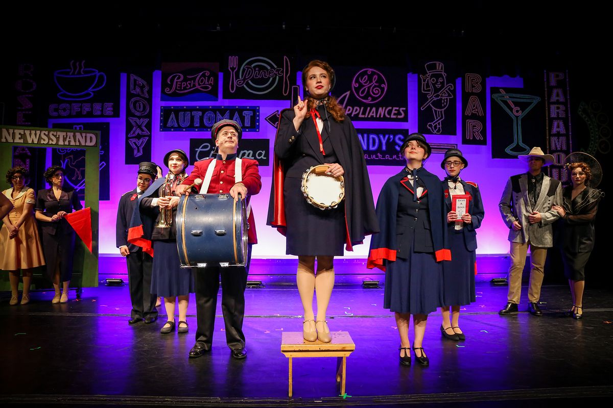 Sarah Brown (Ronda Christie) and ensemble  Photo Credit: Fawn Nocera Photography  
