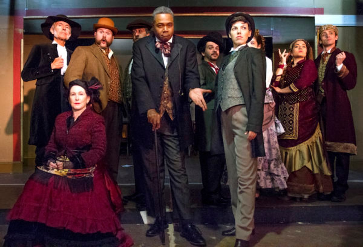 Welcome To Cloisterham: Introducing audiences to characters from an unfinished Dickens mystery novel, Darryl Maximilian Robinson as The Chairman Mr. William Cartwright tells the story of Drood.