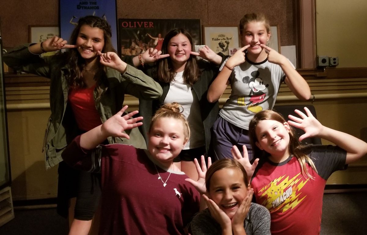 These talented young women are portraying the orphans in the L-A Community Little Theatre production of the hit musical ?Annie.? Left to right in front are Shaylyn Brown (Tessie), Anna Courtemanche (Molly), and Isla Shovilin (Kate). In back are Maria Groover (Duffy), Ansley Kate Watson ( Pepper), and Julia Groover (July). These talented young women are portraying the orphans in the L-A Community Little Theatre production of the hit musical ?Annie.? Left to right in front are Shaylyn Brown (Tessie), Anna Courtemanche (Molly), and Isla Shovilin (Kate). In back are Maria Groover (Duffy), Ansley Kate Watson ( Pepper), and Julia Groover (July).