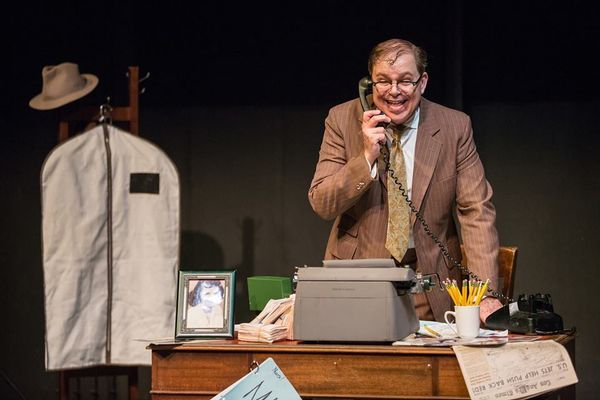 Phil Johnson as comedy screenwriter, Bernie Lutz. 1