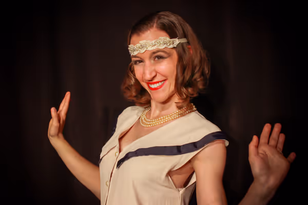 Caitlin as Janet Van De Graaff. Photo courtesy of Rachel Williams.  3