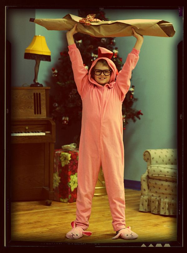 Andrew Lyndaker as Ralphie - in Waterville Opera House's A Christmas Story the Musical 1