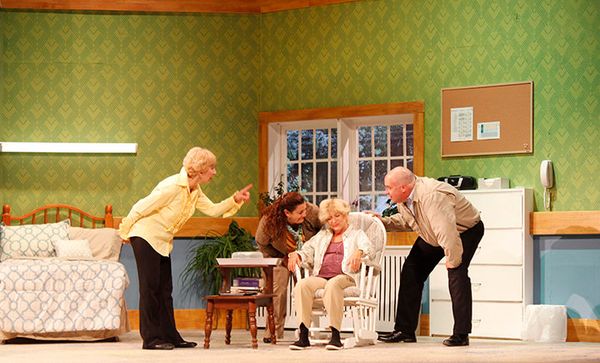 Birdie Newman Katz and Marie Cormier star in Ripcord at the Waterville Opera House. 2