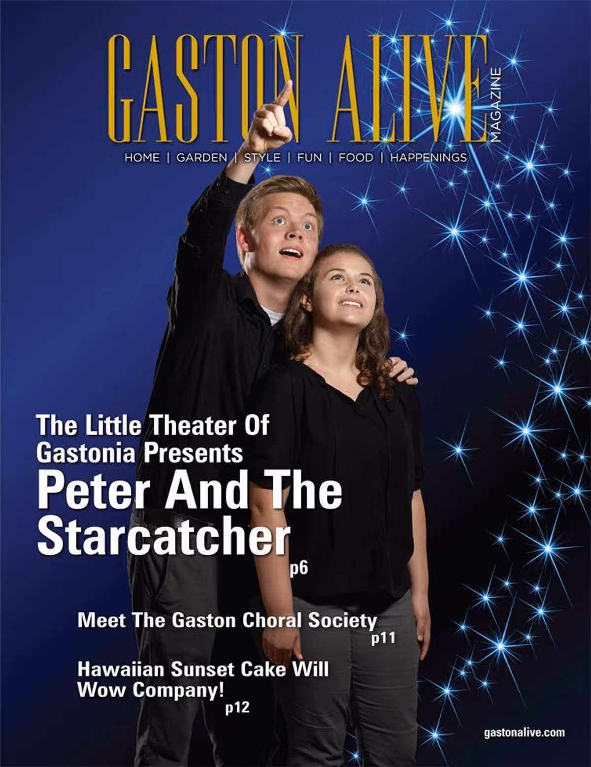 Gaston Alive! Magazine August cover: David Hamrick, editor and Rick Haithcox, photographer. Gaston Alive! Magazine August cover: David Hamrick, editor and Rick Haithcox, photographer.