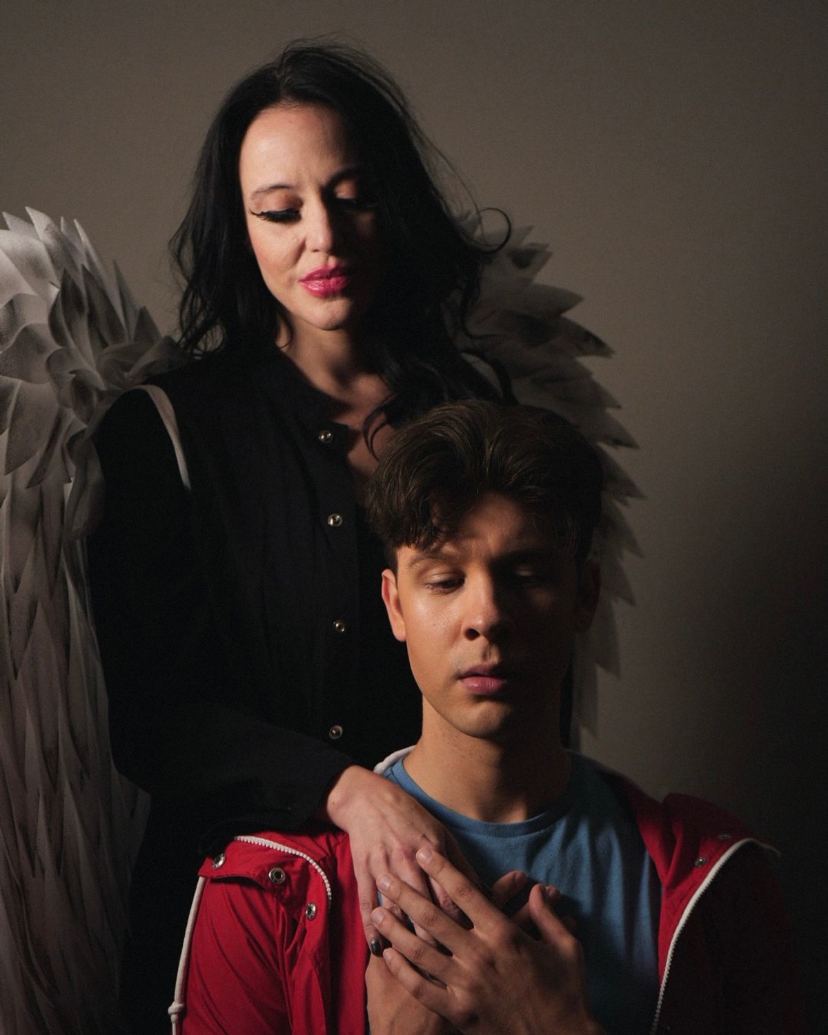 The Angel visits Prior.    Photo by Matteo Roukes 