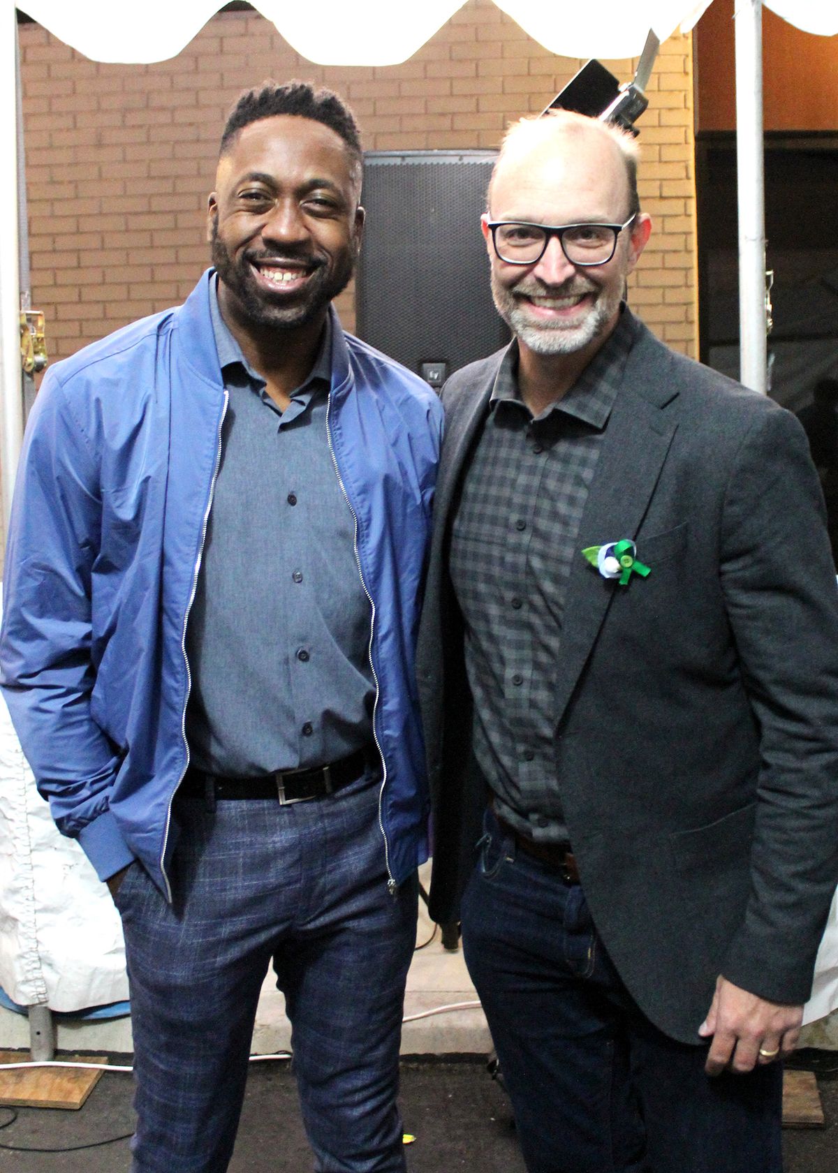 Tym Brown and Matthew McCray on Opening Night of "Next to Normal," playing January 28 - February 27, 2022 at Chance Theater in Anaheim, CA. 