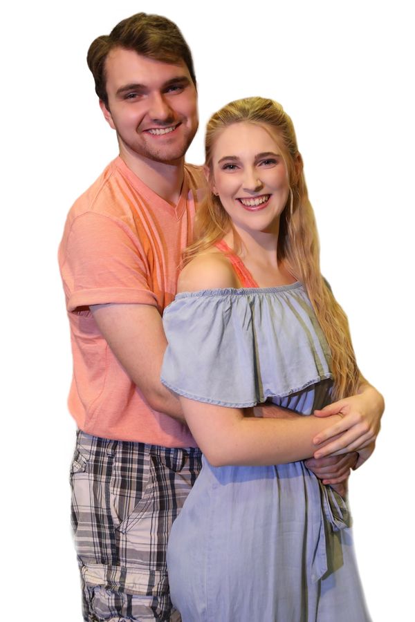 Mychal Leverage as Sky and Quinlyn Ashlock as Sophie in Starlight Community Theater's production of MAMMA MIA! 1