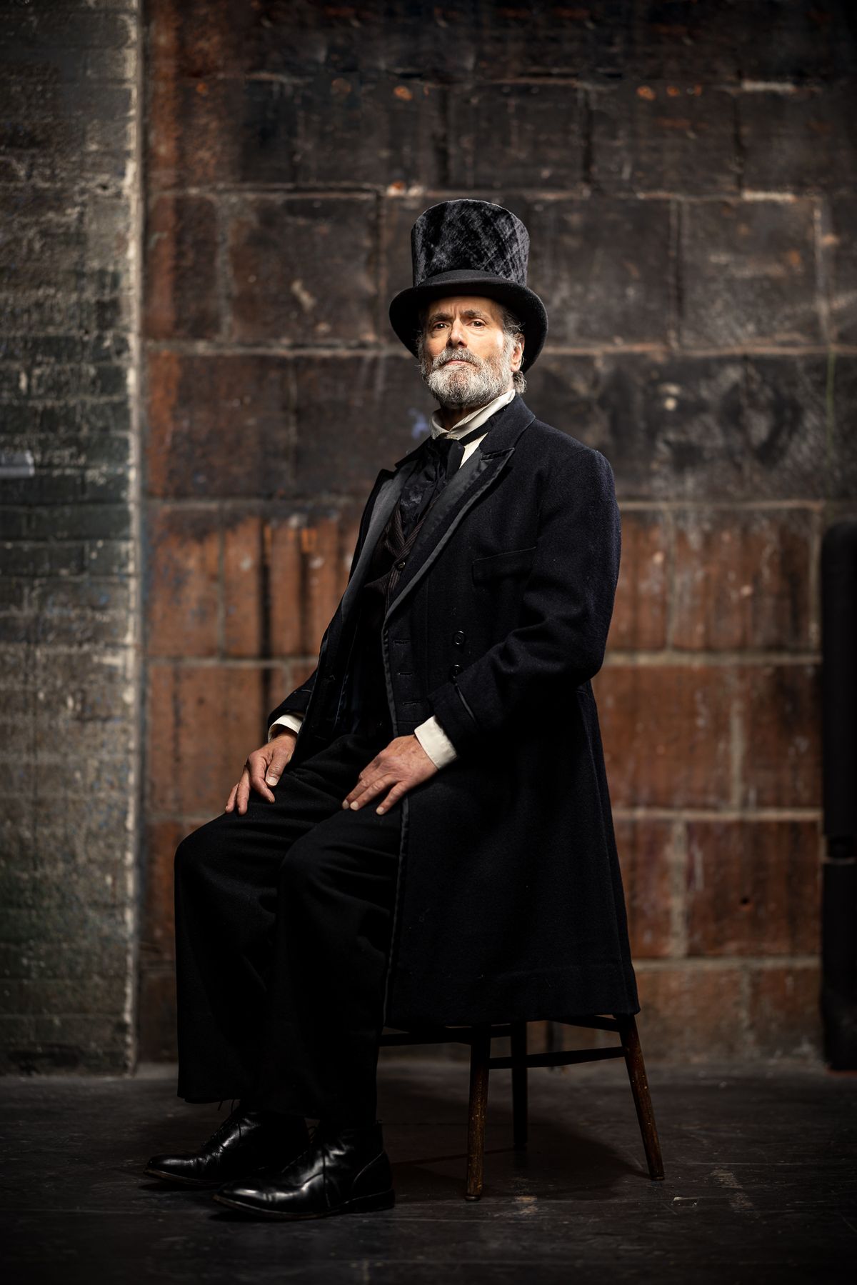 Steven Skybell; photo by Nile Hawver. The Lehman Trilogy running June 13-July 16, 2023 at The Huntington Theatre 264 Huntington Ave. Boston, MA 02115