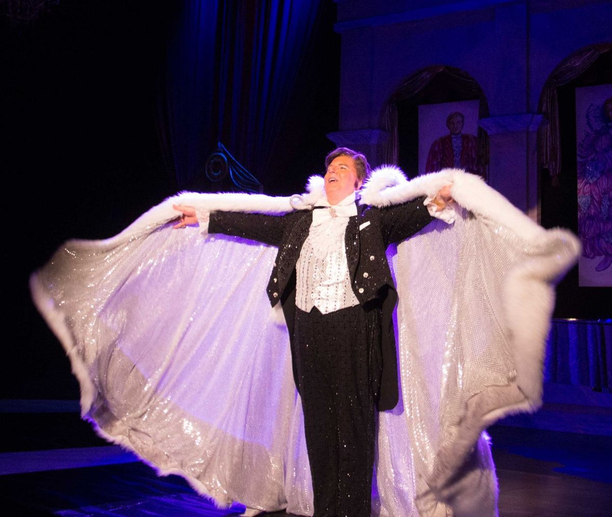 Jeff Kennedy as Liberace
photo credit Reg Madison Photography