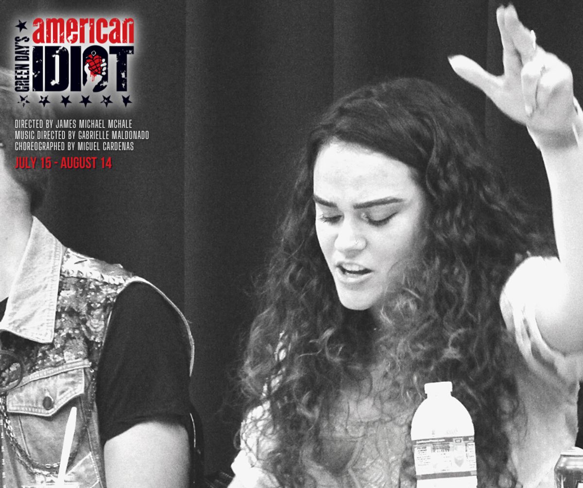 Dagmar Marshall-Michelson during the first read-through of  "Green Day's American Idiot" Directed by James Michael McHale, running July 15- August 14 at Chance Theater in Anaheim, CA.