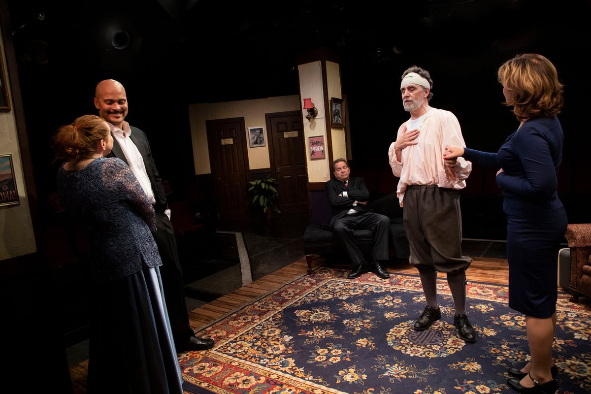 Production Photos from Moon Over Buffalo at Spotlighters Theatre  PhotoCredit:  Spotlighters Theatre / Shealyn Jae Photography