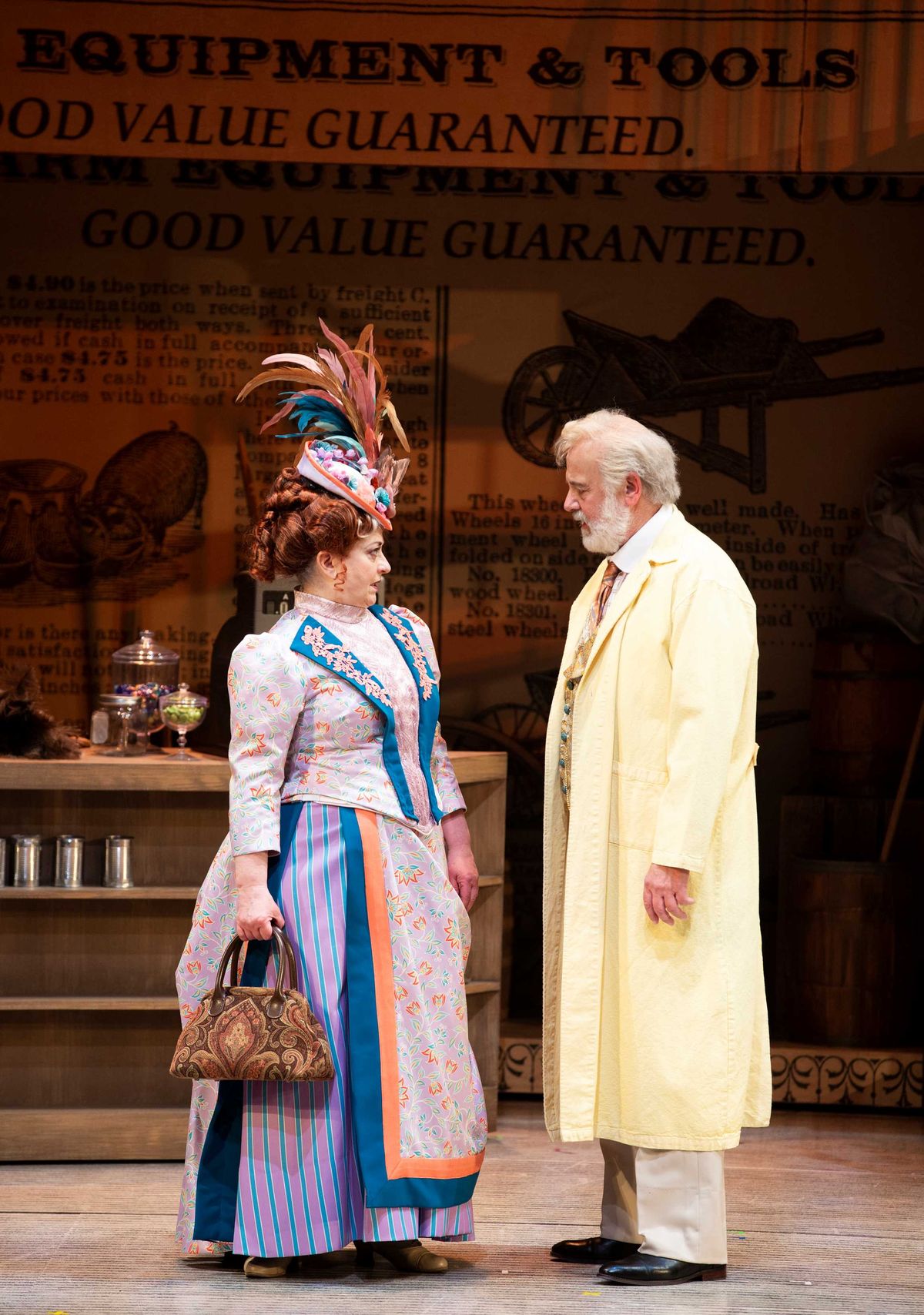 Bobbi Kotula and Allen Fitzpatrick in Hello, Dolly! at Village Theatre. Photo by Angela Sterling (2023). Bobbi Kotula and Allen Fitzpatrick in Hello, Dolly! at Village Theatre. Photo by Angela Sterling (2023).
