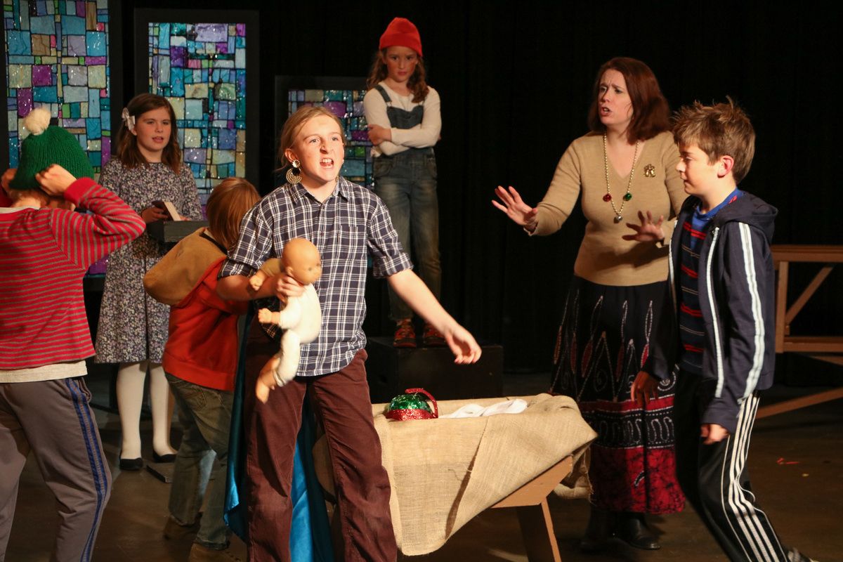 Imogene has questions about the Christmas story.