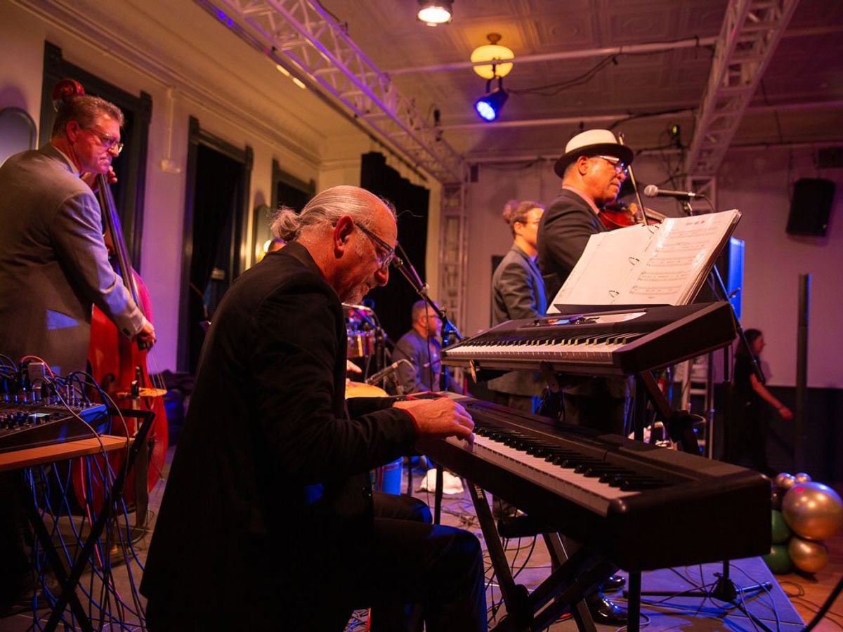 Colorado Mambo Orchestra performing at El Sistema Colorado's 2023 Gala event at the Savoy Denver. Colorado Mambo Orchestra performing at El Sistema Colorado's 2023 Gala event at the Savoy Denver.