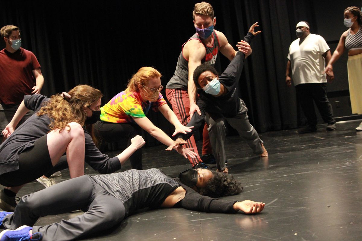 Rehearsals for this World Premiere are well underway! Rehearsals for this World Premiere are well underway!