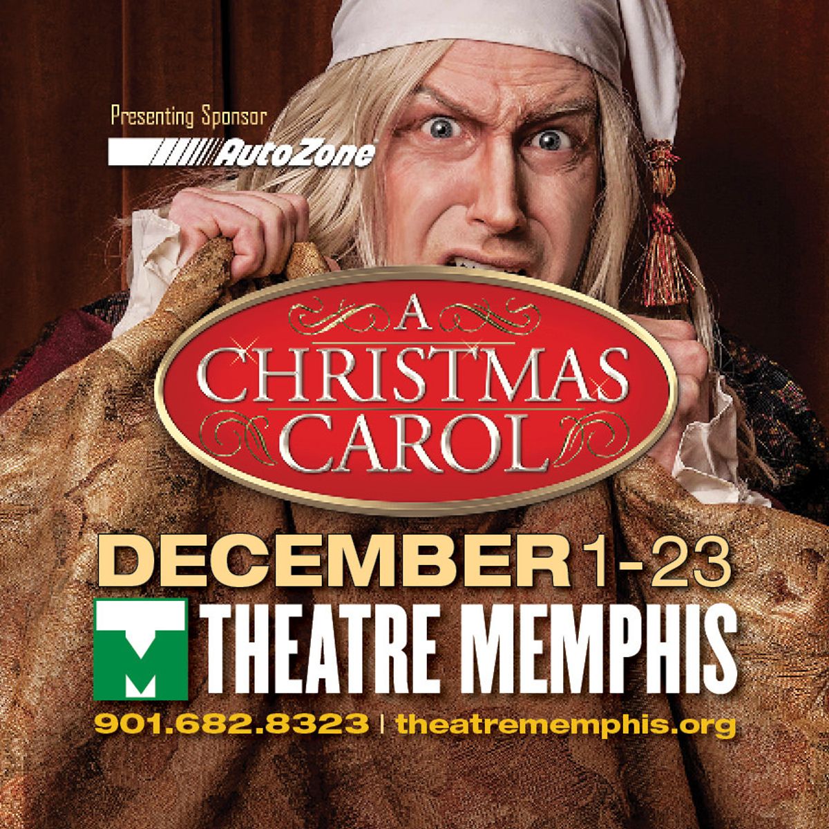 40th annual production
A Memphis Family Holiday Tradition. Miserly Ebenezer Scrooge is approached by the ghostly vision of his former business partner, Jacob Marley, who warns him of an upcoming spiritual journey. An eye-opening exploration leads to happiness and enlightenment, not to mention song, dance and holiday cheer.
40th annual production
A Memphis Family Holiday Tradition. Miserly Ebenezer Scrooge is approached by the ghostly vision of his former business partner, Jacob Marley, who warns him of an upcoming spiritual journey. An eye-opening exploration leads to happiness and enlightenment, not to mention song, dance and holiday cheer.