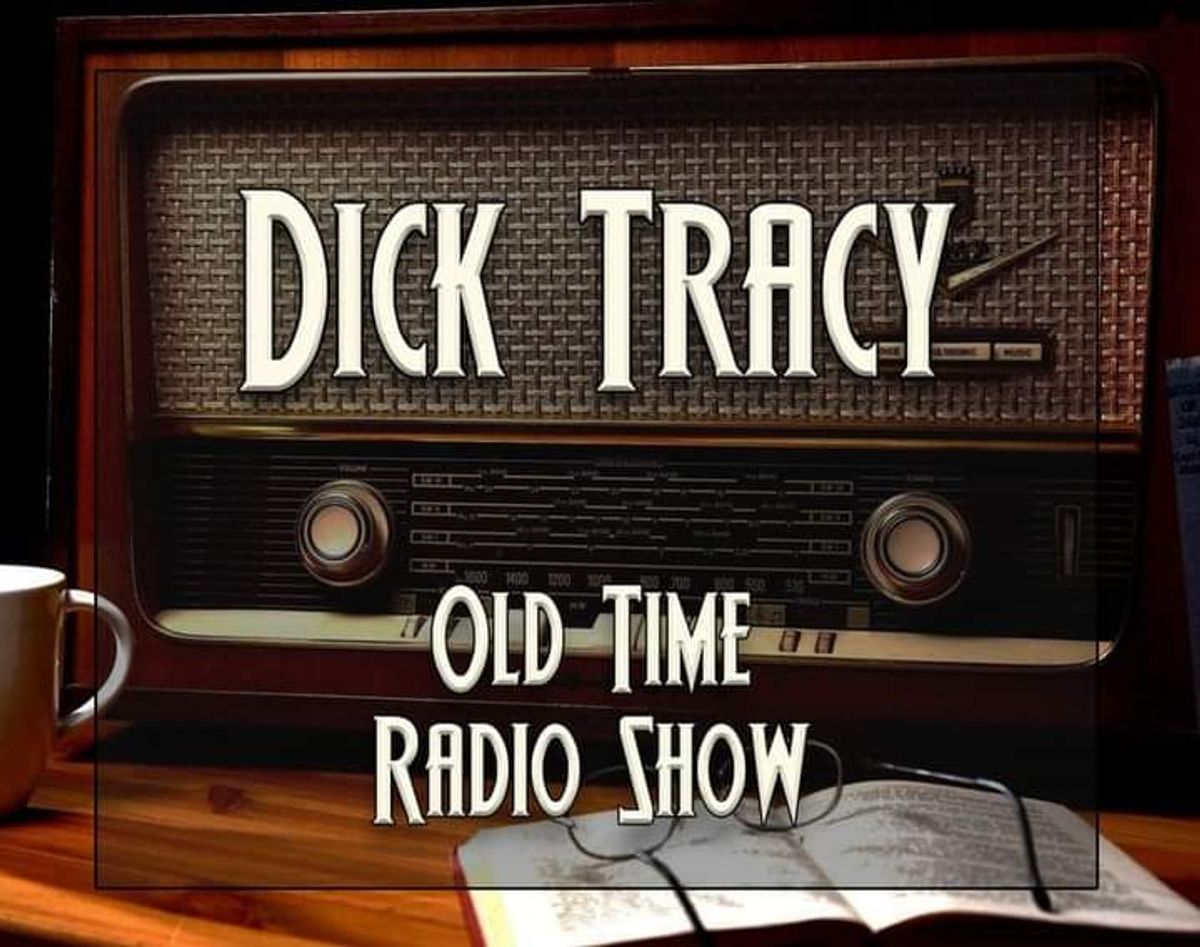 LISTEN IN, FOLKS!: Photo of a classic radio that was the standard listening device for episodes of "The Dick Tracy Radio Show."