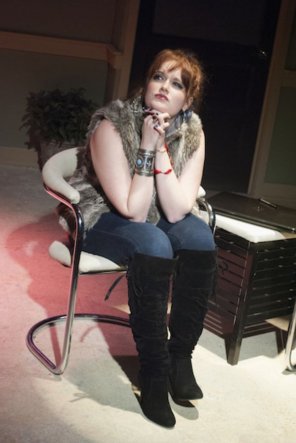 Chandler Clark (Ellen) in "The Little Dog Laughed".  Photo by Rooker Photography 2