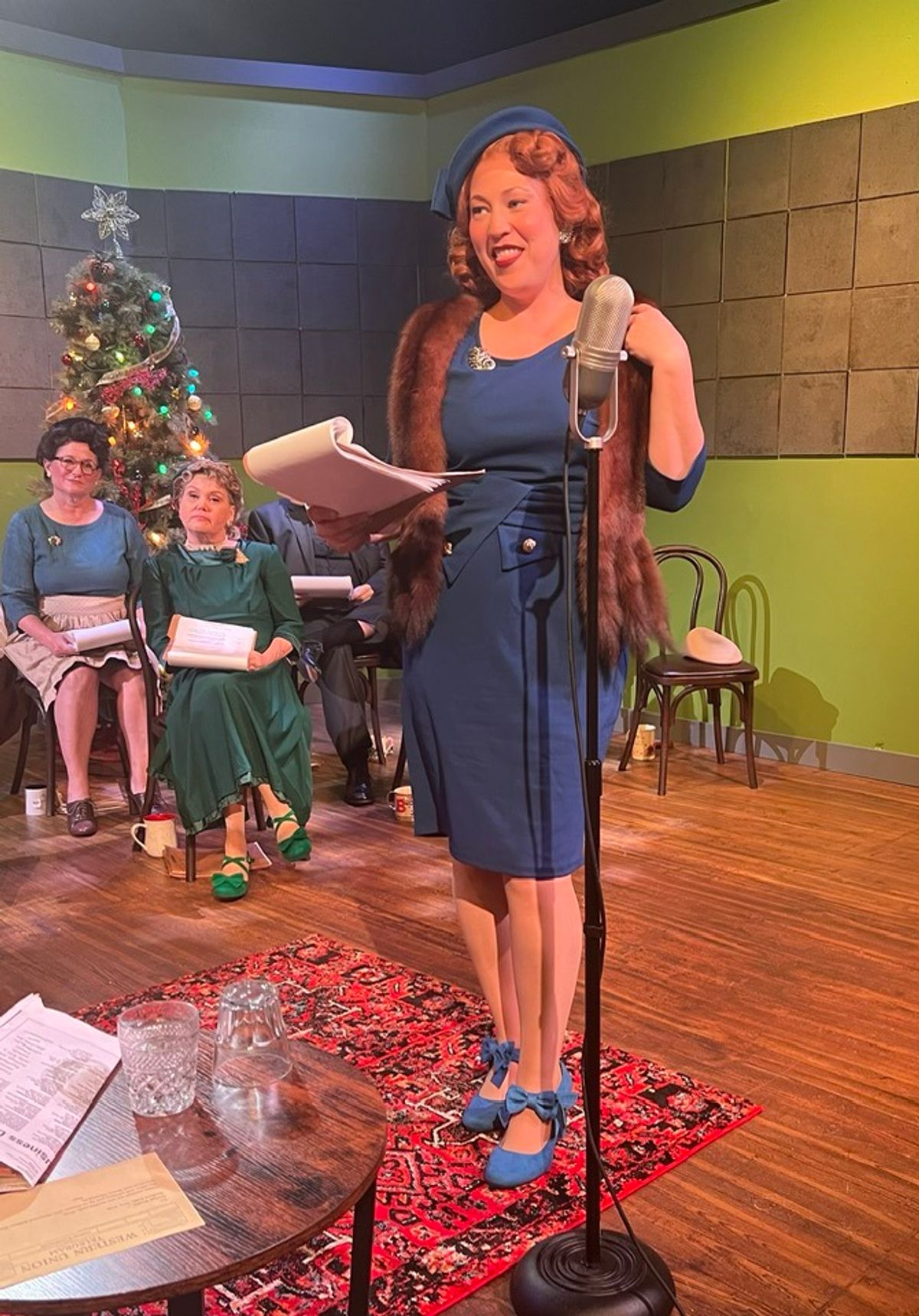 From Violet Bick, the town hussy, to Zuzu Bailey and her flower petals, so much of the fun is seeing and hearing the actors portray diverse characters! Pictured: Chelsea McIntire. From Violet Bick, the town hussy, to Zuzu Bailey and her flower petals, so much of the fun is seeing and hearing the actors portray diverse characters! Pictured: Chelsea McIntire.