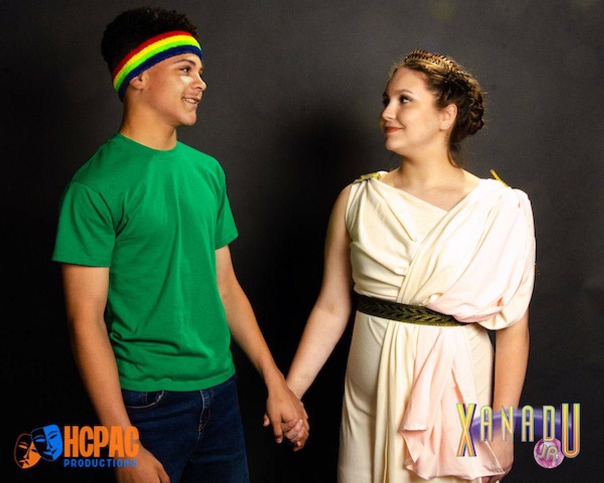 "Xanadu Jr."- Featuring Sarah R as Kira and Kendall P. as Sonny. May 10-12, 2019, Xanadu Jr. is inspired by the Tony Award-nominated Broadway musical and the Universal Pictures' cult classic movie starring Olivia Newton-John and Gene Kelly, and features the music of Jeff Lynne (Electric Light Orchestra) and John Farrar, in a moving, electrifying tale of endless fun that will keep you in stitches while the original, legendary chart-topping tunes lift you out of your seat. Get your tickets today at www.thehcpac.org "Xanadu Jr."- Featuring Sarah R as Kira and Kendall P. as Sonny. May 10-12, 2019, Xanadu Jr. is inspired by the Tony Award-nominated Broadway musical and the Universal Pictures' cult classic movie starring Olivia Newton-John and Gene Kelly, and features the music of Jeff Lynne (Electric Light Orchestra) and John Farrar, in a moving, electrifying tale of endless fun that will keep you in stitches while the original, legendary chart-topping tunes lift you out of your seat. Get your tickets today at www.thehcpac.org