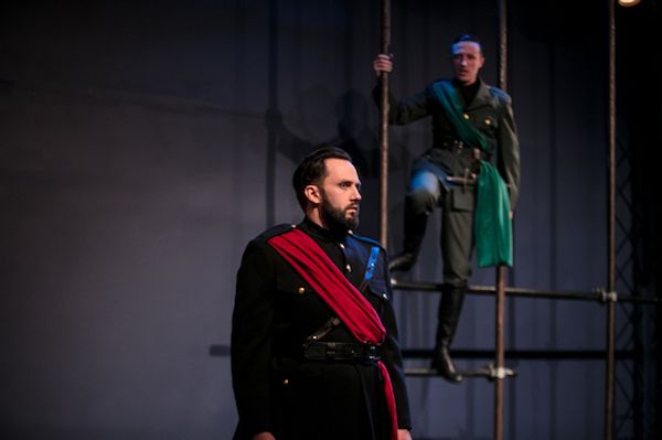 Faqir Hassan (Brutus) and Paul Turbiak (Cassius) Photo credit: Grettel Cortes 1