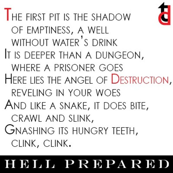Rehearsal still: performers Julie A. Lockhart and Jonathan C.K. Williams expand and contract in the pits of Gehenna. 3