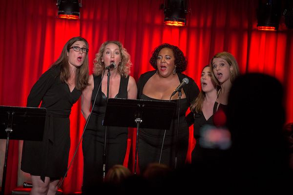 Some of the cast of Life in Boobs 2