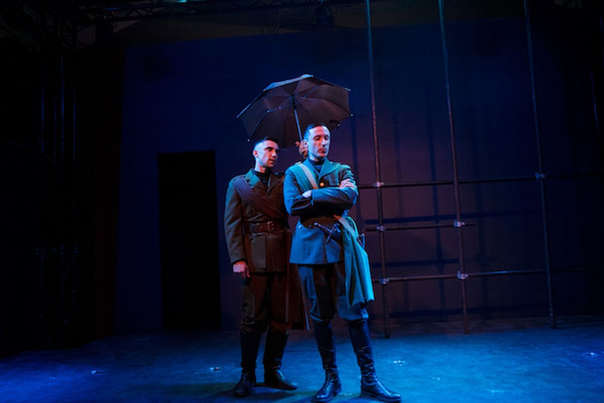 John Ellsworth Phillips (Cinna) and Paul Turbiak (Cassius) Photo credit: Grettel Cortes John Ellsworth Phillips (Cinna) and Paul Turbiak (Cassius) Photo credit: Grettel Cortes