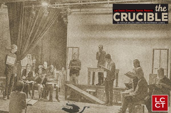 Making Miller's "THE CRUCIBLE" @ LCCT  The courtroom 'scene' & it IS a 'scene' ?  Arthur Miller's "THE CRUCIBLE" began pre-production on September 1, 2019, with Set Design by Karl Heist and Lighting Design by Ron Nash 4