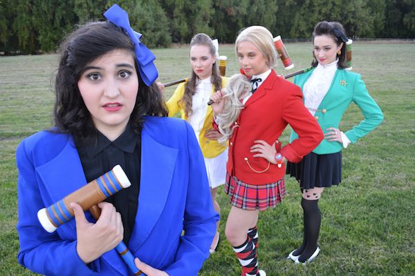 Veronica Sawyer (played by Maya Michal Sherer, left) reconsiders her choice of friends when she joins the most powerful clique in her high school in HEATHERS, THE MUSICAL presented by Marin Summer Theater in Novato from July 20 to July 30.   Featured in the cast are McCall Brinskele as Heather McNamara, Angel Wilensky as Heather Chandler, and Lily Hahn as Heather Duke. Tickets, schedules, and more information about MST can be found at www.marinsummertheater.org.
 2