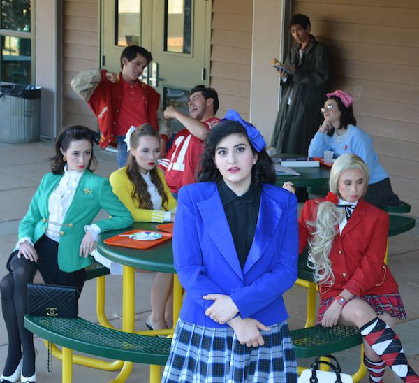 Veronica Sawyer (played by Maya Michal Sherer, center) finds herself in over her head when she joins the most powerful clique in her high school in HEATHERS, THE MUSICAL presented by Marin Summer Theater in Novato from July 20 to July 30.   Featured in the cast are Lily Hahn as Duke, McCall Brinskele as McNamara, Andrew Pryor-Ramirez as Kurt , Marco A. Simental as Ram, Jesse Northen as J.D., Elizabeth Faber as Martha, and Angel Wilensky as Chandler. Tickets, schedules, and more information about MST can be found at www.marinsummertheater.org.
 3
