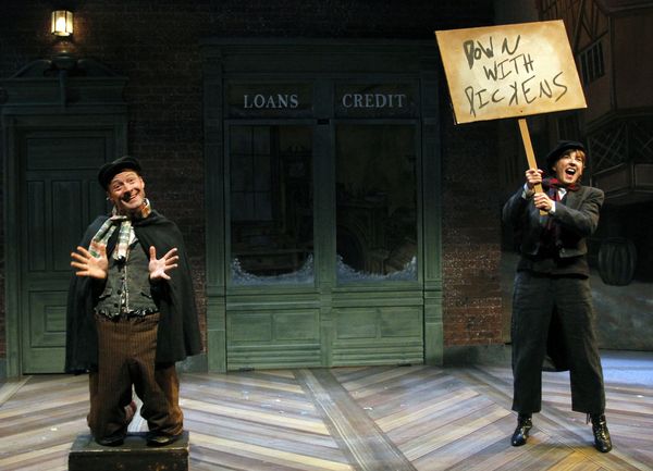 Mr. Scrooge and Mr. Cratchit seem on edge...
-Reg Madison Photography 2