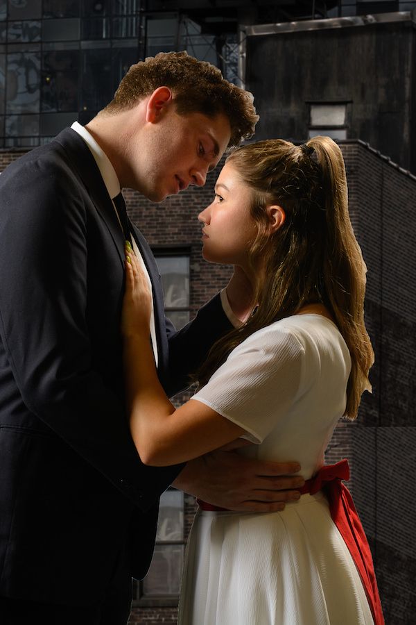 (L-R) Cameron Liljekvist as Tony and Jennifer Smith as Maria in Conejo Players Theatre's 