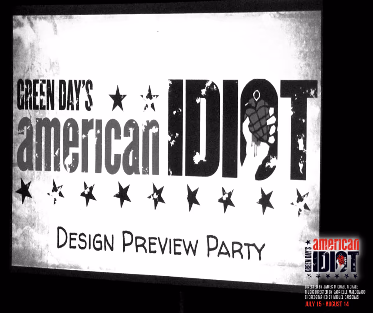 "Green Day's American Idiot" Design Preview Party on June 6, 2022. "Green Day's American Idiot" Design Preview Party on June 6, 2022.