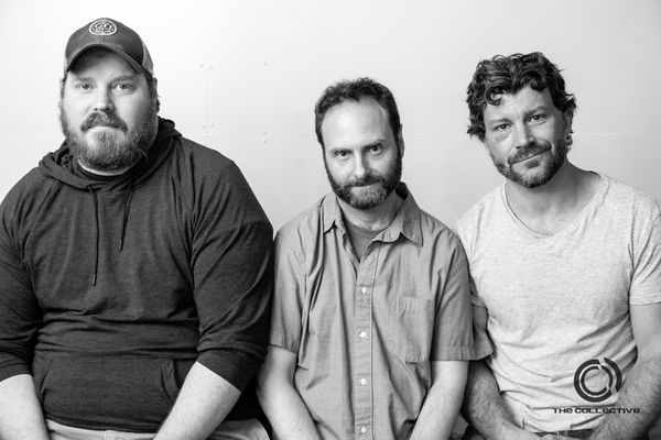 Cast of A WEEKEND CONFERENCE: Mike Houston, Brandon T. Snider, and Gabe Fazio
Photo: Brian Hotaling Photography 2